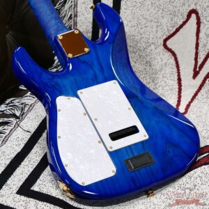 James Tyler USA Studio Elite HD 1-Piece Swamp Ash Body Birdseye Maple Neck Gloss Tinted Trans Royal Blue 6.90 LBS - Image 11