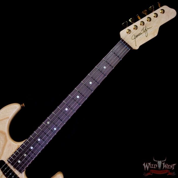James Tyler USA Studio Elite HD 1-Piece Swamp Ash Body Birdseye Maple Neck Semi-Gloss Natural 6.75 LBS - Image 4