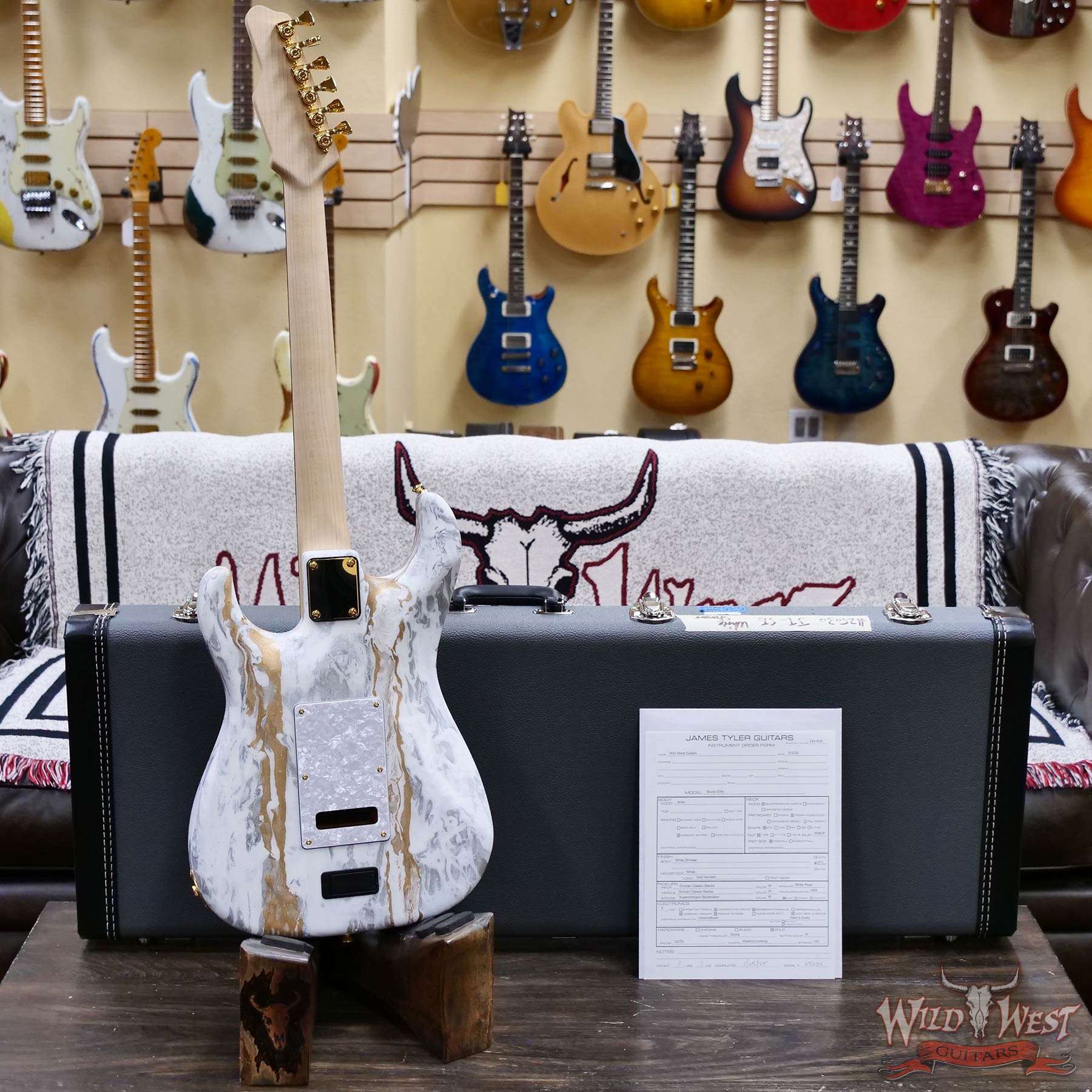 jt-25030-d5__wwg.jpg James Tyler USA Studio Elite Alder Body Indian Rosewood Fingerboard White Shmear with Gold Hardware 7.65 LBS - Image 10