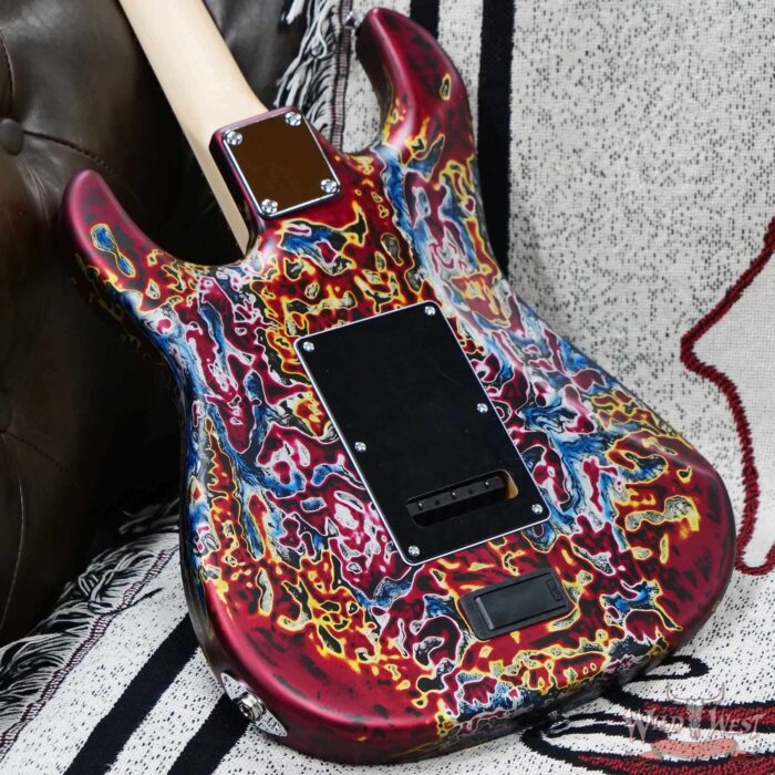 James Tyler USA Studio Elite Alder Body Indian Rosewood Fingerboard Burning Water 7.35 LBS - Image 12