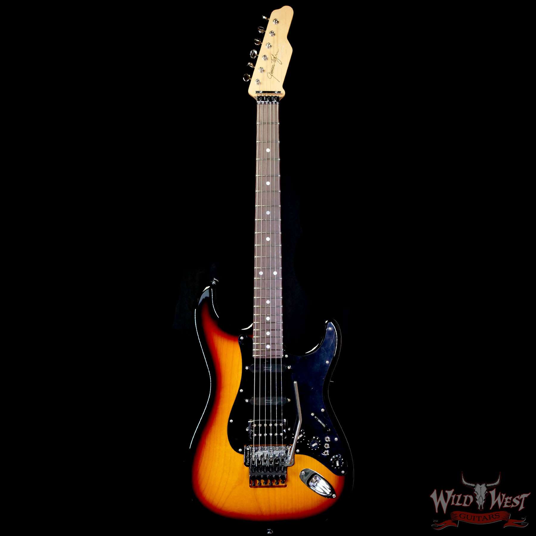jt-dannhuff-c1__wwg.jpg 2024 NEW James Tyler Dann Huff Original Classic Floyd Rose 3 Tone Sunburst 7.65 LBS - Image 3