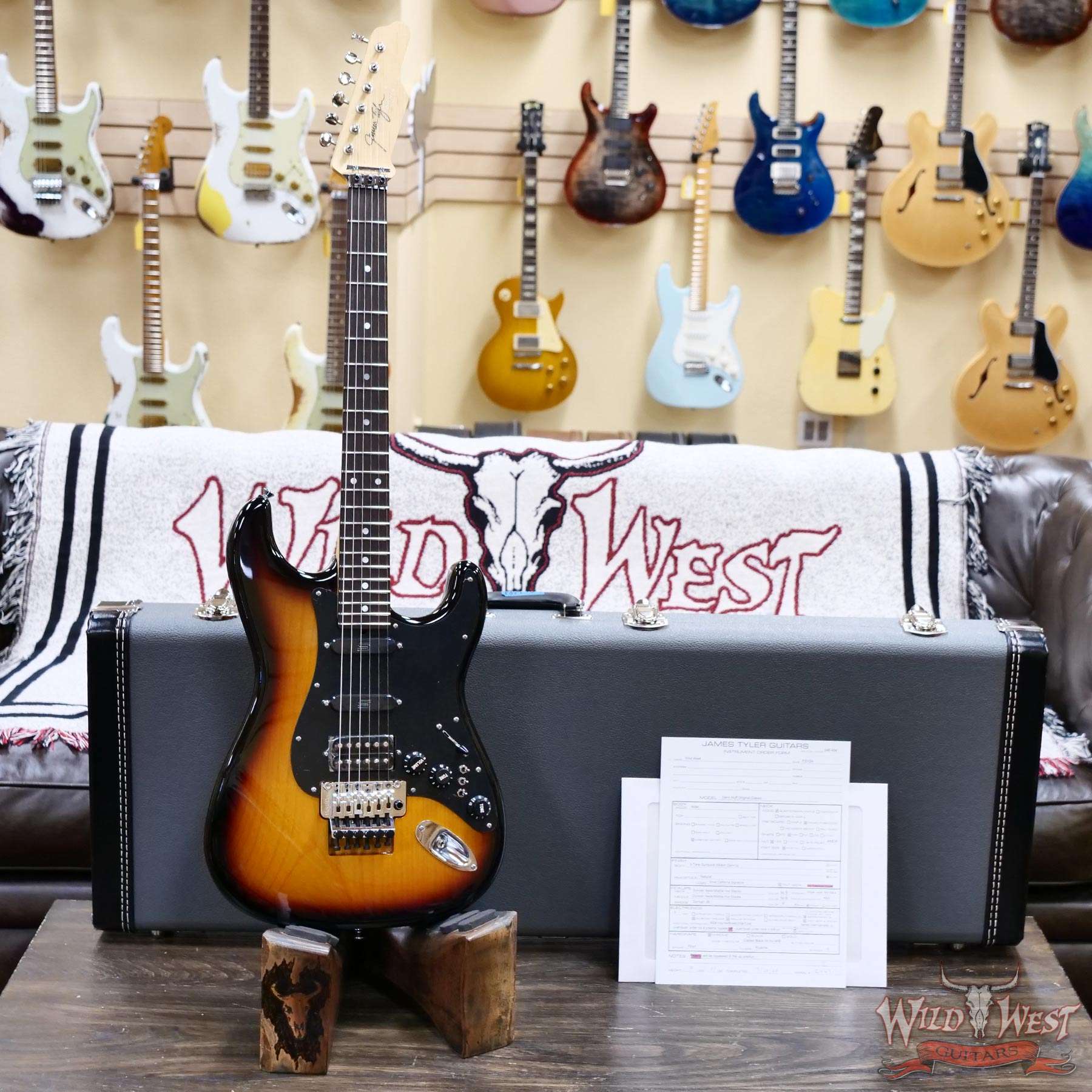 jt-dannhuff-d1__wwg.jpg 2024 NEW James Tyler Dann Huff Original Classic Floyd Rose 3 Tone Sunburst 7.65 LBS - Image 6