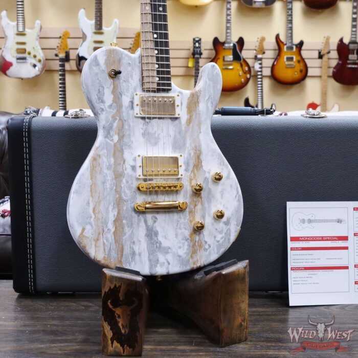 James Tyler USA Mongoose Special Brazilian Rosewood Fingerboard White Shmear 7.45 LBS - Image 8