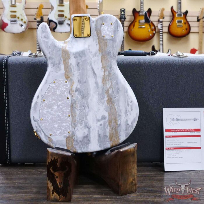 James Tyler USA Mongoose Special Brazilian Rosewood Fingerboard White Shmear 7.45 LBS - Image 11