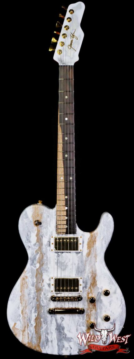 James Tyler USA Mongoose Special Brazilian Rosewood Fingerboard White Shmear 7.45 LBS