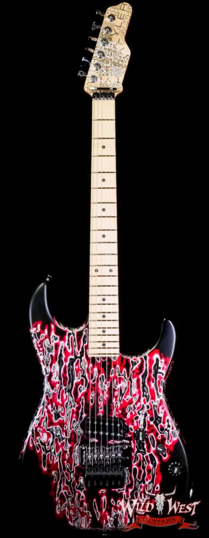 James Tyler USA Studio Elite “1978” Floyd Rose Maple Neck Maple Fingerboard Crazy Water 7.15 LBS
