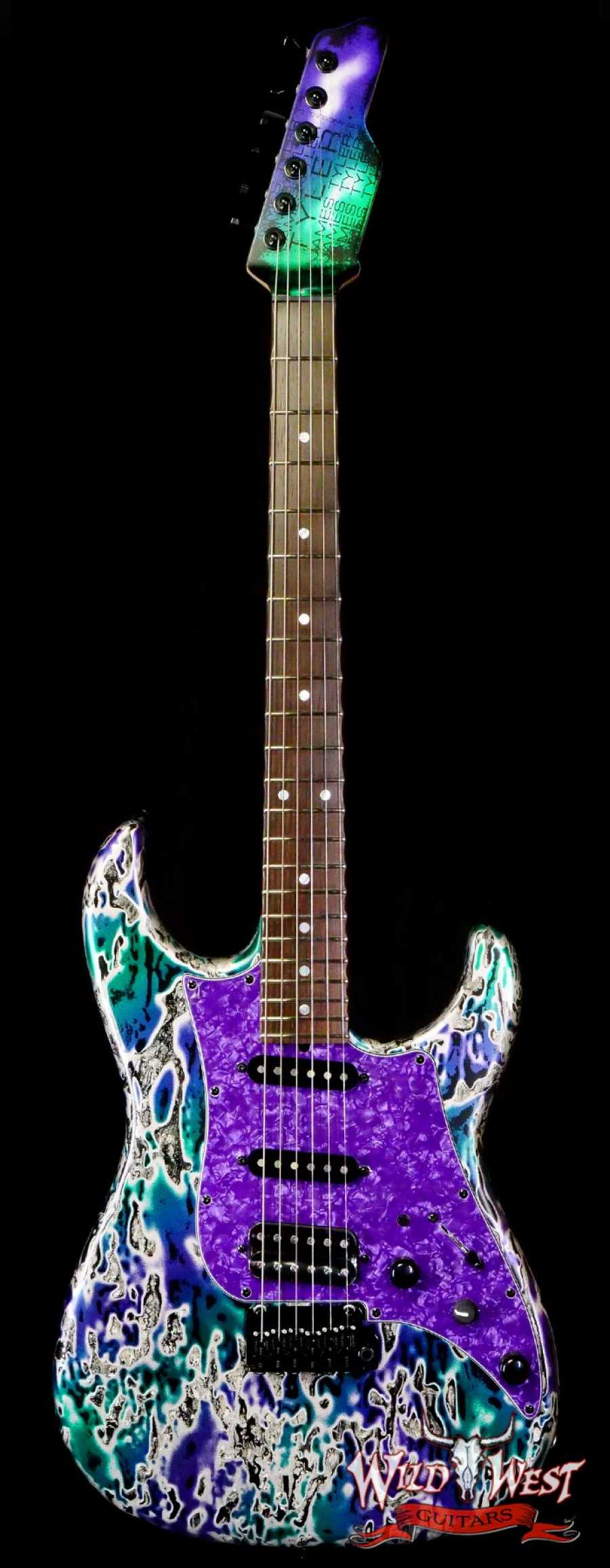 jt-sehd-brz-ag-23429-main__wwg_large.jpg James Tyler USA Studio Elite HD HSS Brazilian Rosewood Fingeboard Alien Guano with Black Hardware (US Only / No International Shipping) - Image 1