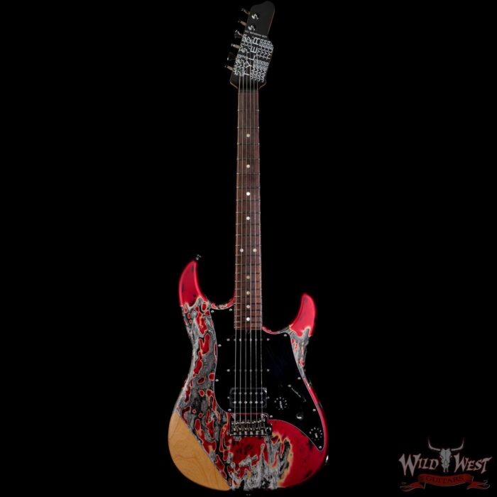 James Tyler USA Studio Elite Burning Water 2K with Arm Contour Rosewood Fingerboard Midboost Preamp - Image 3