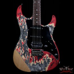 James Tyler USA Studio Elite HD Indian Rosewood Fingerboard Burning Water 2K - Image 3