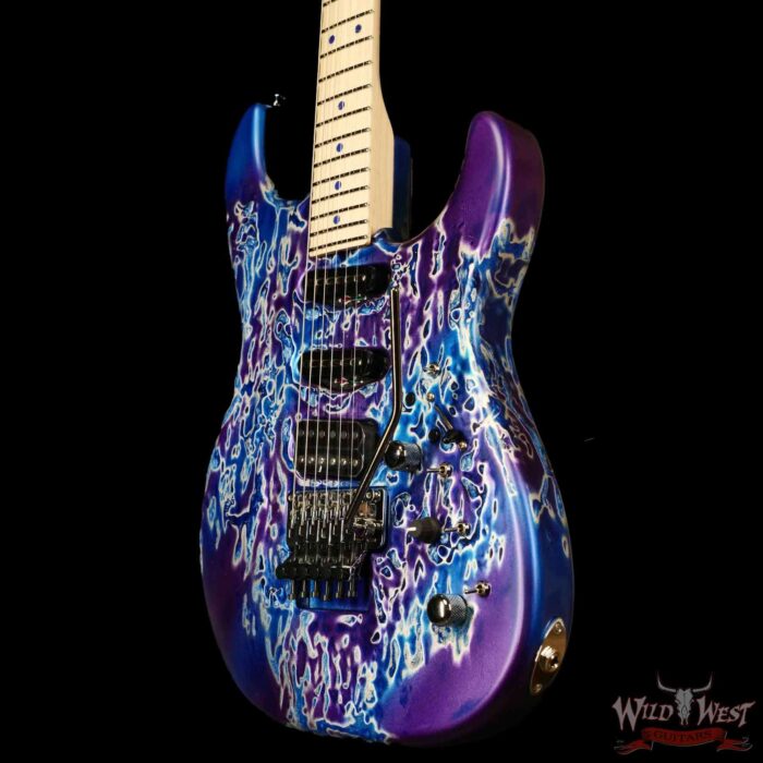 James Tyler USA Studio Elite HSS Floyd Rose Rear Rout Maple Fingerboard Tuckerberry Shmear 7.95 LBS - Image 2