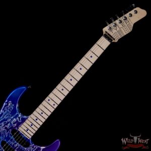 James Tyler USA Studio Elite HSS Floyd Rose Rear Rout Maple Fingerboard Tuckerberry Shmear 7.95 LBS - Image 4