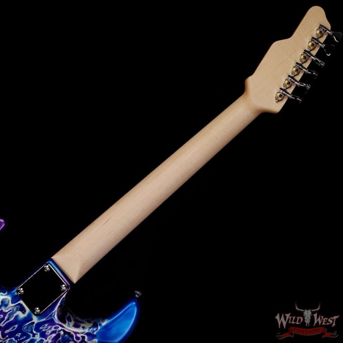 James Tyler USA Studio Elite HSS Floyd Rose Rear Rout Maple Fingerboard Tuckerberry Shmear 7.95 LBS - Image 5