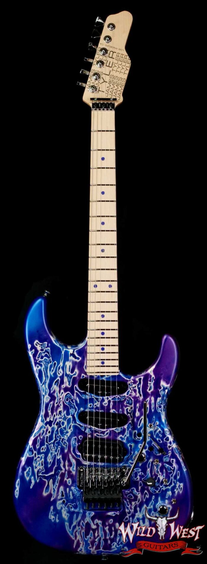 James Tyler USA Studio Elite HSS Floyd Rose Rear Rout Maple Fingerboard Tuckerberry Shmear 7.95 LBS - Image 1