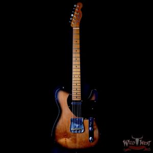 Fender Custom Shop Kyle McMillin Masterbuilt Roasted 50’s Telecaster Josefina Hand-Wound Pickups Natural Black Burst 7.30 lbs - Image 3