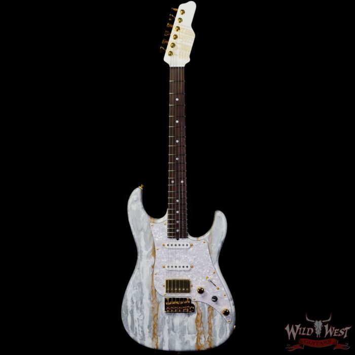 James Tyler USA Studio Elite HD Rosewood Fingerboard Midboost Preamp Humbucker Split White Shmear - Image 3
