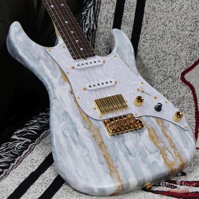 James Tyler USA Studio Elite HD Rosewood Fingerboard Midboost Preamp Humbucker Split White Shmear - Image 8