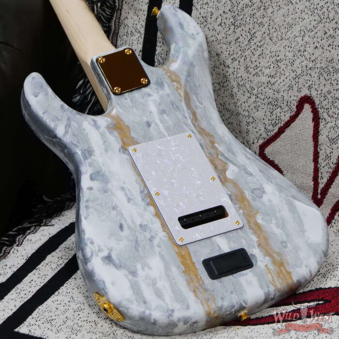 James Tyler USA Studio Elite HD Slanted Pickups Rosewood Fingerboard Midboost Preamp Humbucker Split White Shmear - Image 11