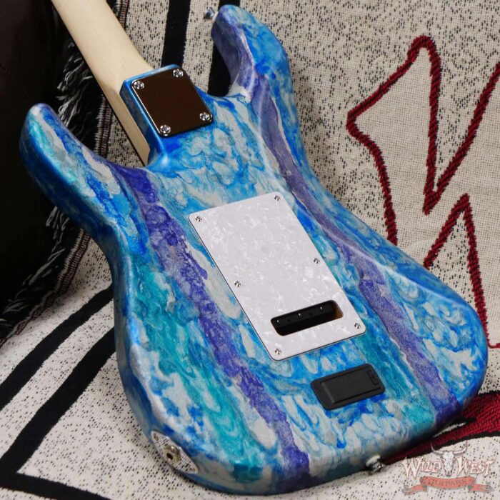 James Tyler USA Studio Elite HD HSS Midboost Preamp Neck+Bridge On Button Arctic Mint Shmear - Image 12