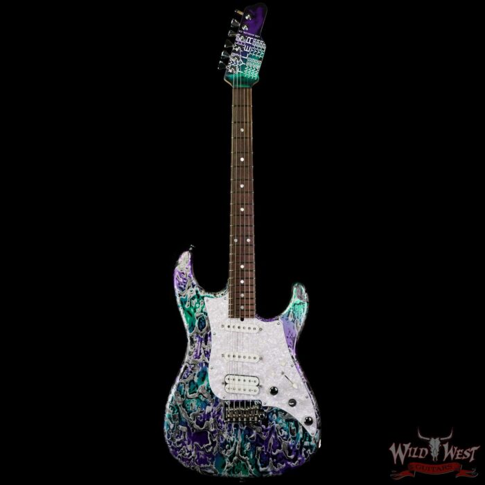 James Tyler USA Studio Elite HD HSS Midboost Preamp Neck+Bridge On Button Alien Guano - Image 3