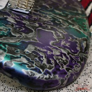 James Tyler USA Studio Elite HD HSS Midboost Preamp Neck+Bridge On Button Alien Guano - Image 9