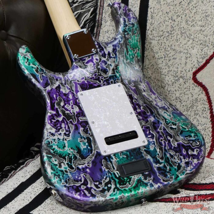 James Tyler USA Studio Elite HD HSS Midboost Preamp Neck+Bridge On Button Alien Guano - Image 12