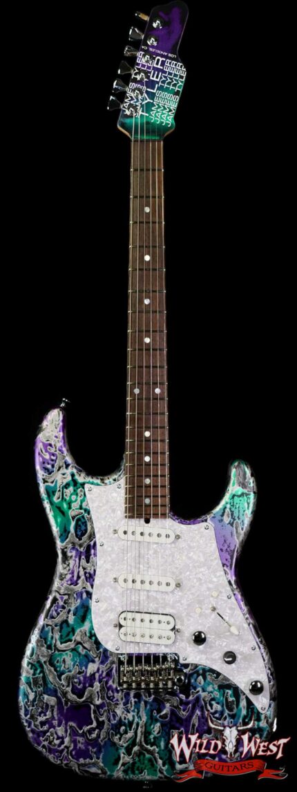 James Tyler USA Studio Elite HD HSS Midboost Preamp Neck+Bridge On Button Alien Guano