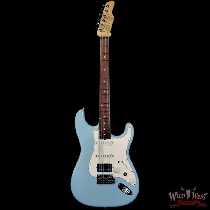 James Tyler USA L.A. Studio Classic HSS Midboost Preamp Rosewood Fingerboard with Stainless Steel Fret Sonic Blue - Image 3