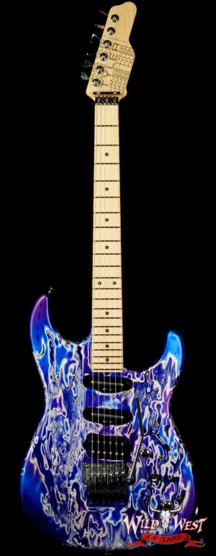 James Tyler USA Studio Elite HSS Maple Fingerboard Rear Rout Floyd Rose Tuckerberry Shmear