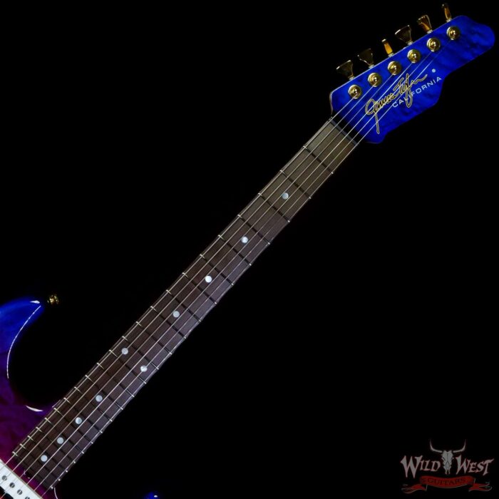 James Tyler USA Studio Elite HD HSS Quilt Maple Top Birdseye Maple Neck Brazilian Rosewood Fingerboard Trans Jimburst 6.75 LBS (US Only / No International Shipping) - Image 4