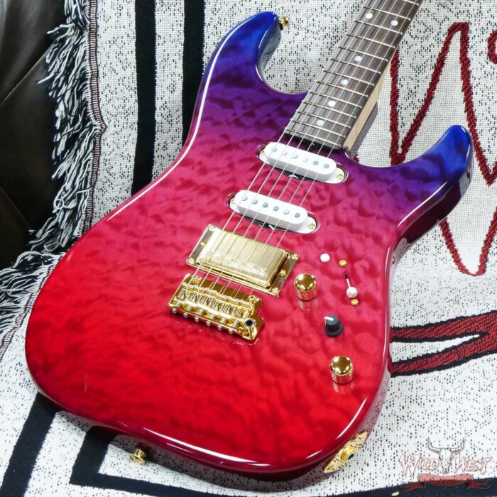 James Tyler USA Studio Elite HD HSS Quilt Maple Top Birdseye Maple Neck Brazilian Rosewood Fingerboard Trans Jimburst 6.75 LBS (US Only / No International Shipping) - Image 8