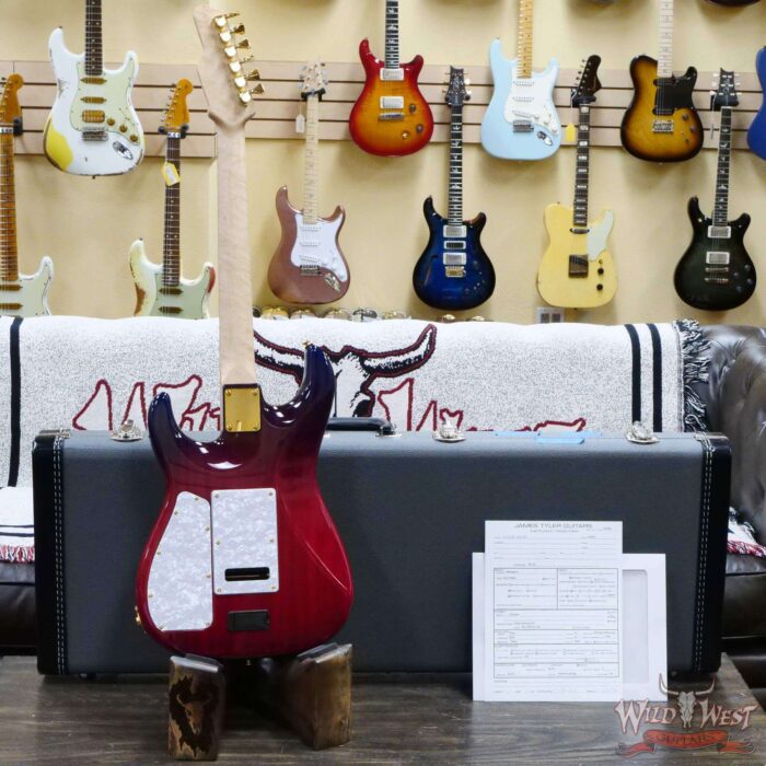 James Tyler USA Studio Elite HD HSS Quilt Maple Top Birdseye Maple Neck Brazilian Rosewood Fingerboard Trans Jimburst 6.75 LBS (US Only / No International Shipping) - Image 9