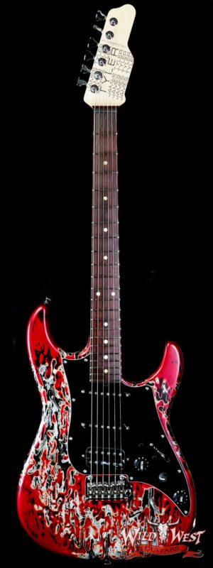 James Tyler USA Studio Elite Burning Water 2K HSS Quartersawn Maple Thin Neck with Rosewood Fingerboard 7.40 LBS