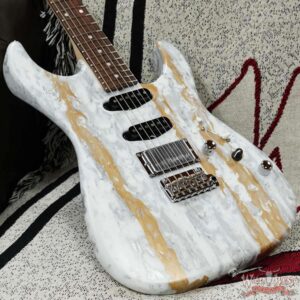 James Tyler USA Studio Elite HD HSS Rear Rout Rosewood Fingerboard Super X Humbucker White Shmear 7.45 LBS - Image 8
