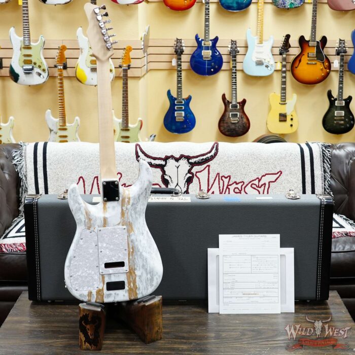 James Tyler USA Studio Elite HD HSS Rear Rout Rosewood Fingerboard Super X Humbucker White Shmear 7.45 LBS - Image 10