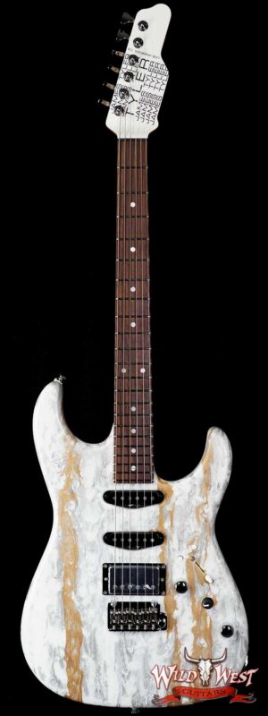 James Tyler USA Studio Elite HD HSS Rear Rout Rosewood Fingerboard Super X Humbucker White Shmear 7.45 LBS
