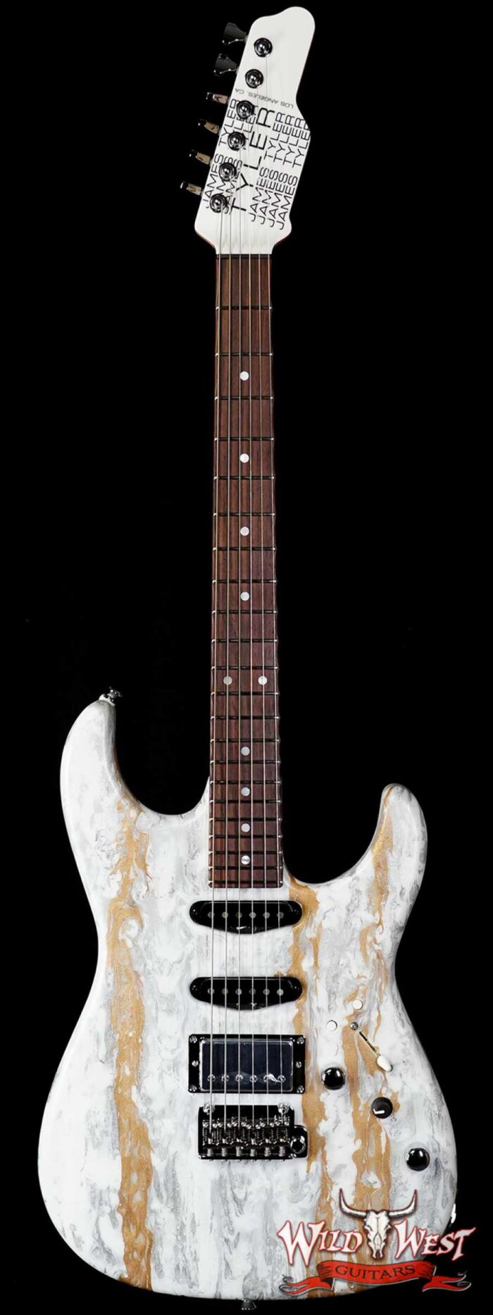 James Tyler USA Studio Elite HD HSS Rear Rout Rosewood Fingerboard Super X Humbucker White Shmear 7.45 LBS - Image 1