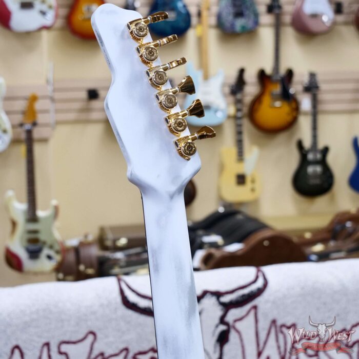 James Tyler USA Studio Elite HD HSS Matching Color Maple Neck White Shmear with Gold Hardware 7.25 LBS - Image 11