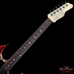 James Tyler USA Studio Elite HD HSS Quartersawn Maple Neck Rosewood Fretboard Burning Water with Arm Contour 7.70 LBS - Image 4