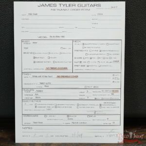 James Tyler USA Studio Elite “1982” Floyd Rose Maple Neck Rosewood Fingerboard White Pearl 7.30 LBS - Image 12