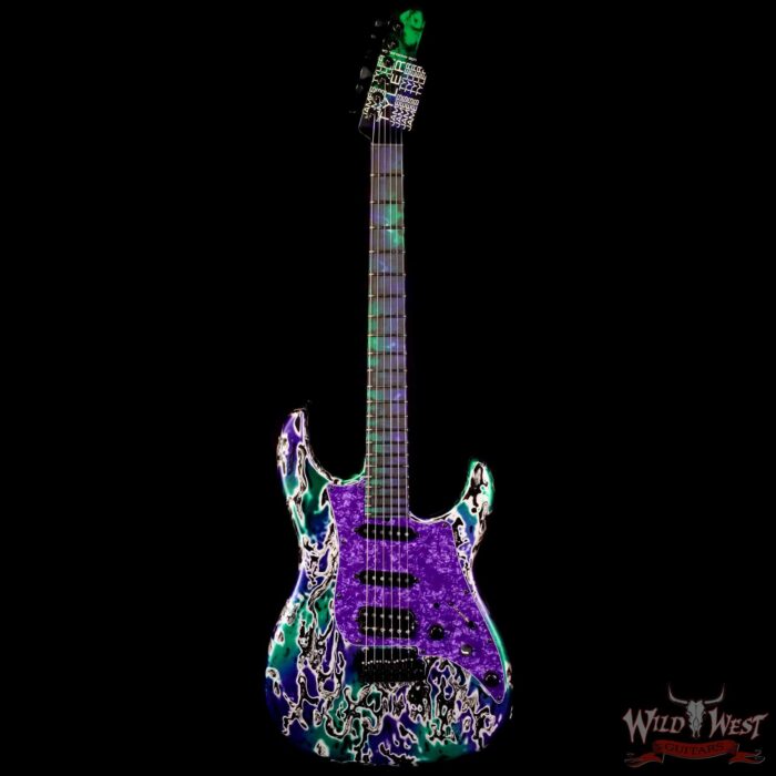 James Tyler USA Studio Elite HD HSS Maple Neck & Fingerboard Thin Neck Alien Guano with Black Hardware 7.60 LBS - Image 3