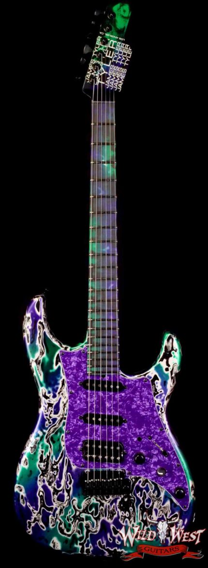 James Tyler USA Studio Elite HD HSS Maple Neck & Fingerboard Thin Neck Alien Guano with Black Hardware 7.60 LBS