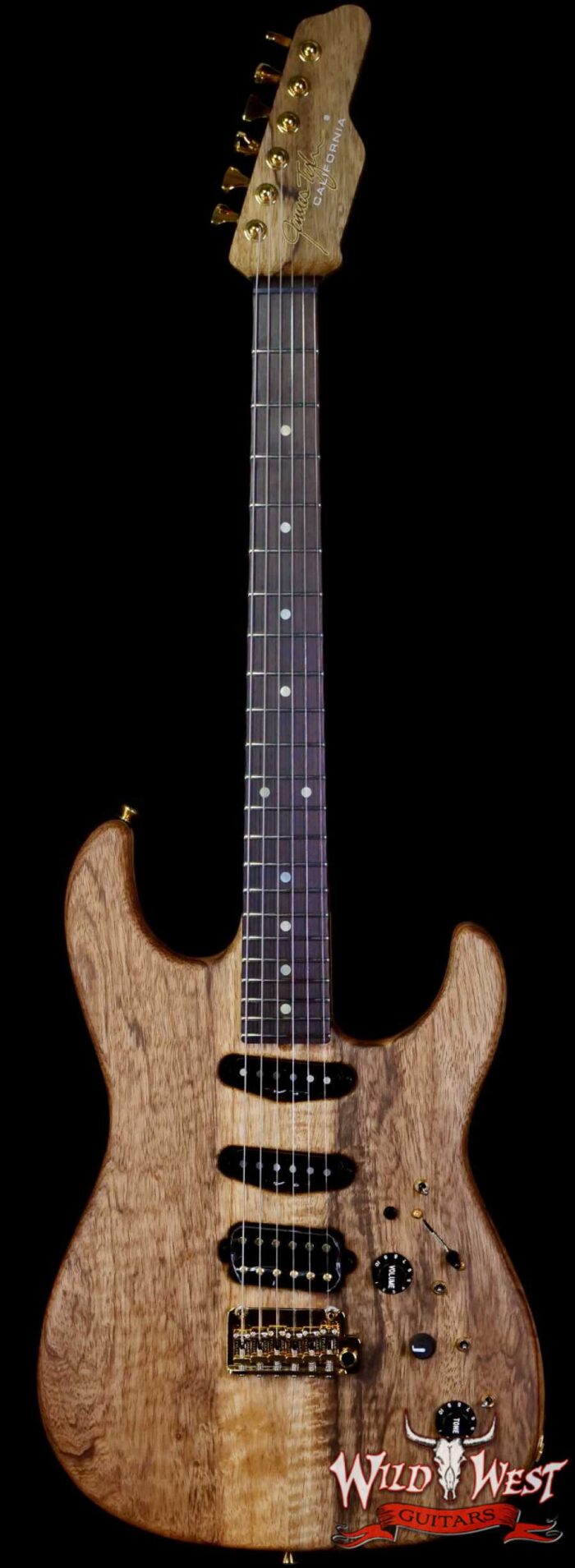 James Tyler USA Studio Elite HSS Rear Rout Black Limba Body & Neck Rosewood Fingerboard Matte Natural 6.60 LBS - Image 1
