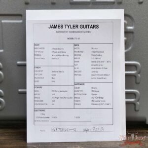 James Tyler JTG M1 (Mongoose) HH Set-Neck Maple Top Okoume Body & Neck Rosewood Fingerboard Jimburst 7.25 lbs - Image 12