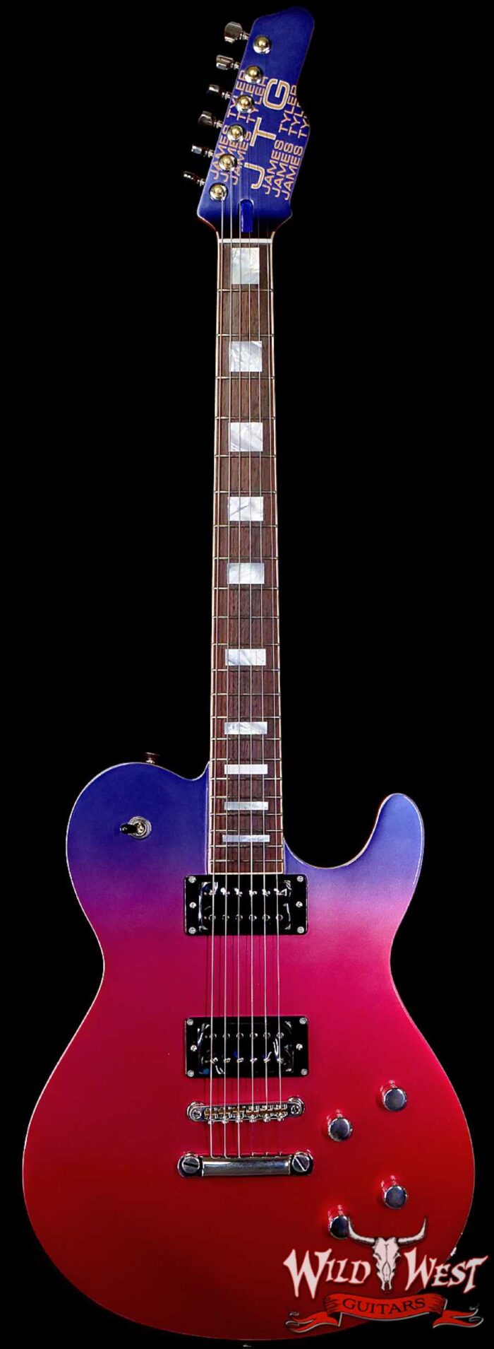 James Tyler JTG M1 (Mongoose) HH Set-Neck Maple Top Okoume Body & Neck Rosewood Fingerboard Jimburst 7.25 lbs - Image 1