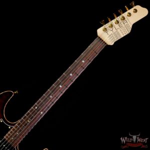 James Tyler USA Studio Elite HSS Midboost Preamp Quilted Maple Top Tobacco Sunburst - Image 4