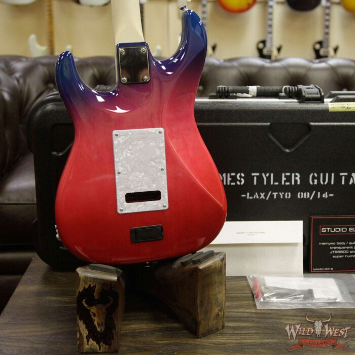 James Tyler 2018 NAMM Studio Elite HD w/ Midboost Preamp HSS Quilt Maple Top Transparent Jimburst - Image 13