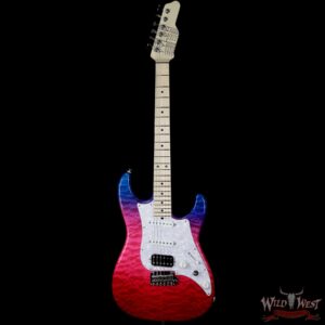 James Tyler 2018 NAMM Studio Elite HD w/ Midboost Preamp HSS Quilt Maple Top Transparent Jimburst - Image 3