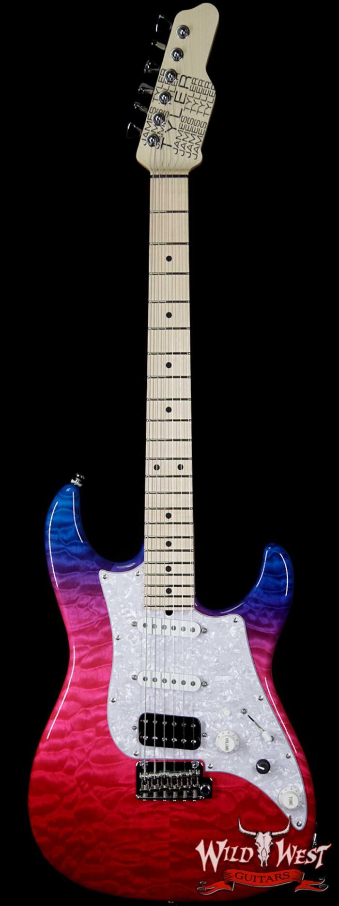 James Tyler 2018 NAMM Studio Elite HD w/ Midboost Preamp HSS Quilt Maple Top Transparent Jimburst - Image 1