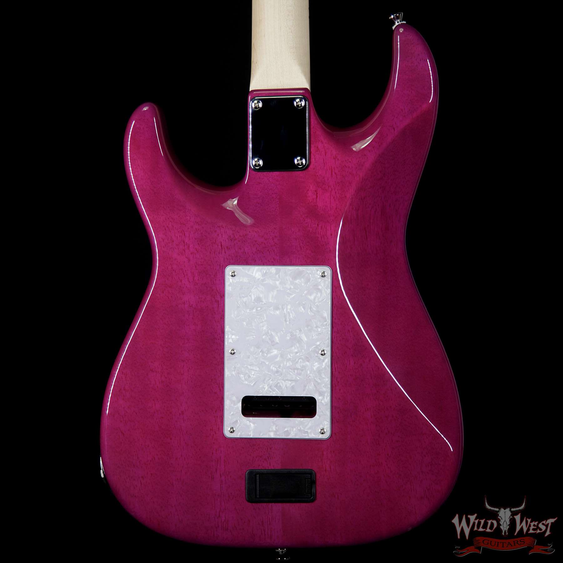 jtj-studioelitehd-transparentpurple-j8012-bb__wwg.jpg James Tyler 2018 NAMM Studio Elite HD w/ Midboost Preamp HSS Quilt Maple Top Transparent Purple - Image 5