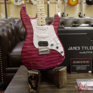 James Tyler 2018 NAMM Studio Elite HD w/ Midboost Preamp HSS Quilt Maple Top Transparent Purple - Image 10